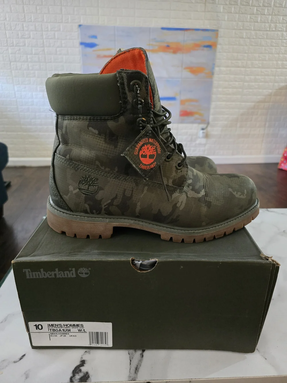 Timberland Men's Grape-Leaf Camo Boots - Picture 1 of 6